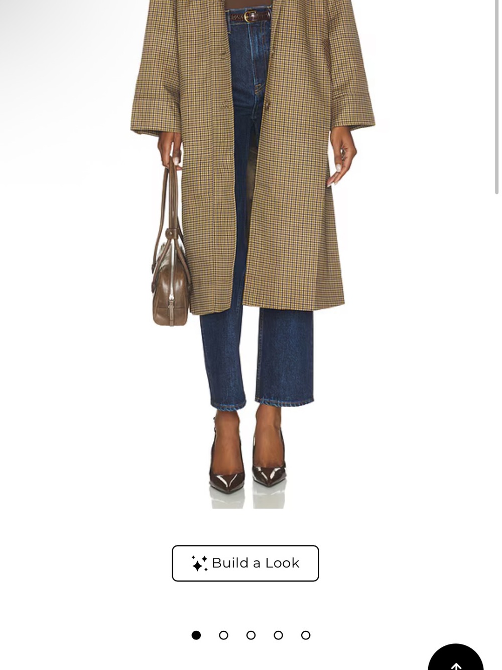 REVOLVE ASTR the label, Heaven Trench Coat in Brown plain, size M